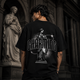 Burnout Black Oversized T-Shirt