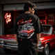 Candy Glow Black Oversized T-Shirt
