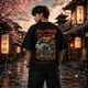 Jump & Flow Black Oversized T-shirt