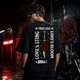 Skull Garden Black Oversized T-Shirt