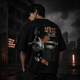 Phase Shift Black Oversized T-Shirt