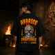 Avarice Insatiable Skull Oversized Black T-Shirt