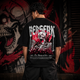 Berserk Skeleton Oversized Black T-Shirt