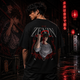 Zenin Blood Halo Oversized Black T-Shirt