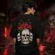 Crush Triple Skull Oversized Black T-Shirt