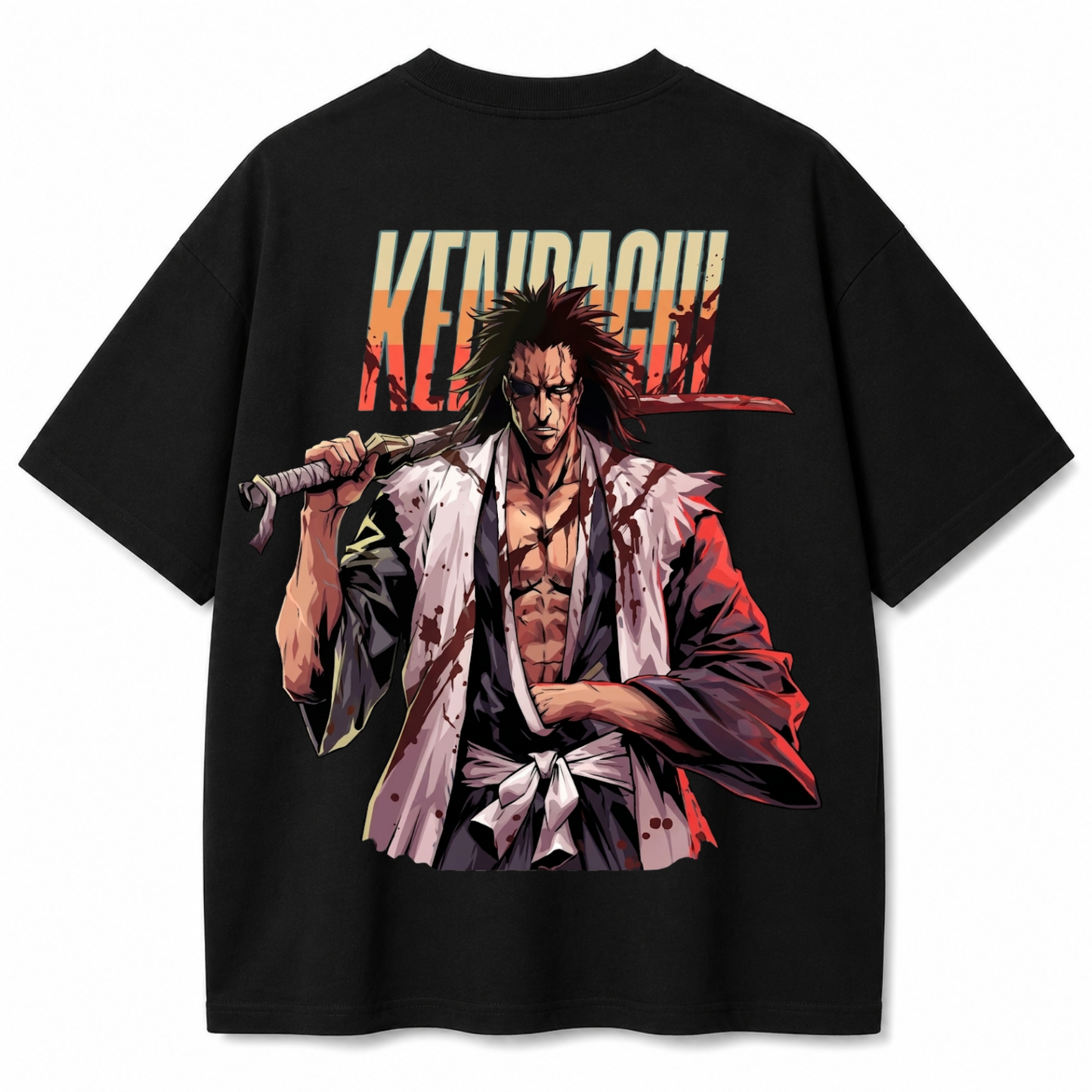 Kenshin Reborn Black Oversized T-shirt