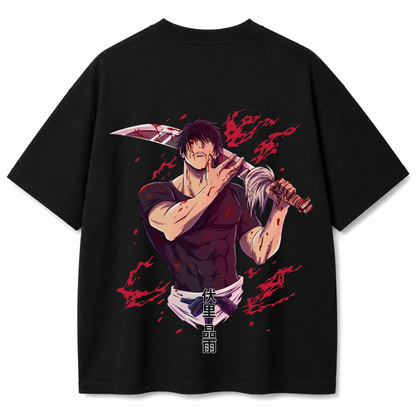 Blood Moon Slayer Black Oversized T-shirt