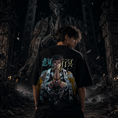 Silent Resolve Black Oversized T-shirt