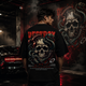 Destroy Skull Snake & Scorpion Oversized Black T-Shirt