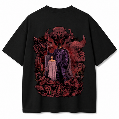 Eclipse Berserk Black Oversized T-shirt