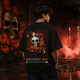 Bloom Riot Black Oversized T-Shirt