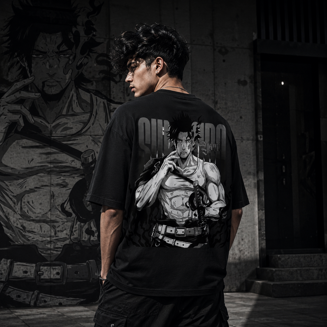 Shadow Ronin Black Oversized T-shirt