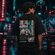 Neo Chaos Black Oversized T-shirt