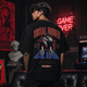 Social Burnout Black Oversized T-shirt