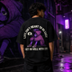 Purple Therapy Black Oversized T-shirt