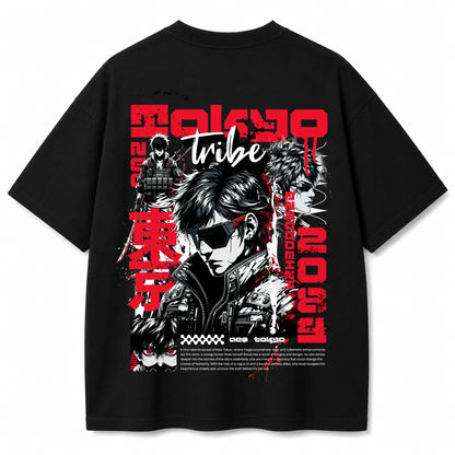 Tokyo Outlaw Black Oversized T-shirt