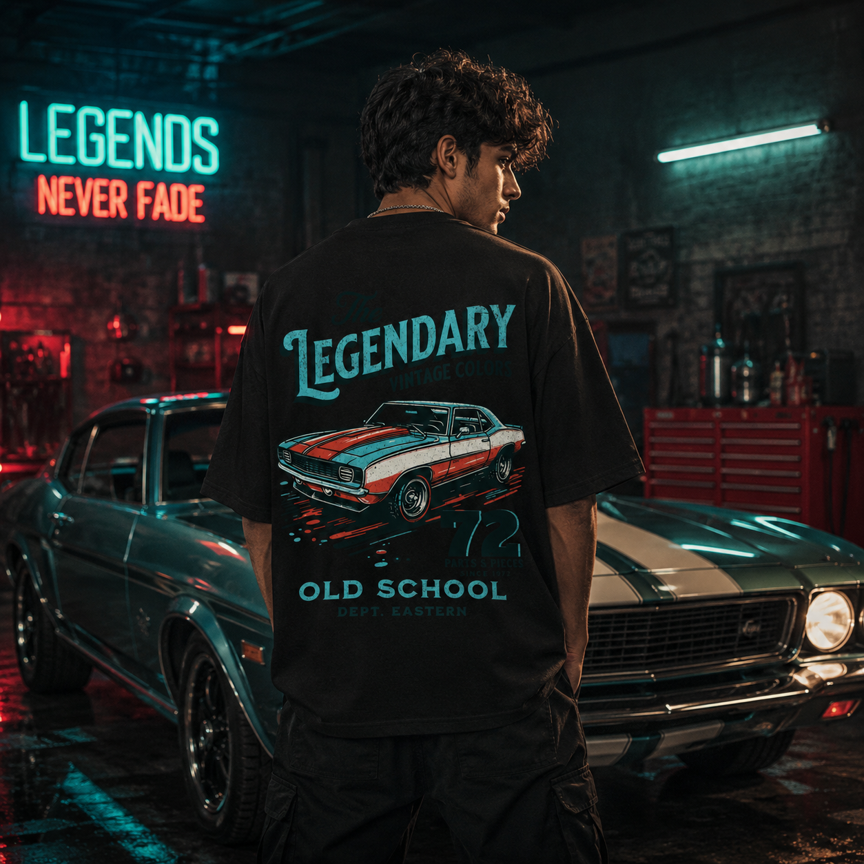 Legendary Black Oversized T-Shirt