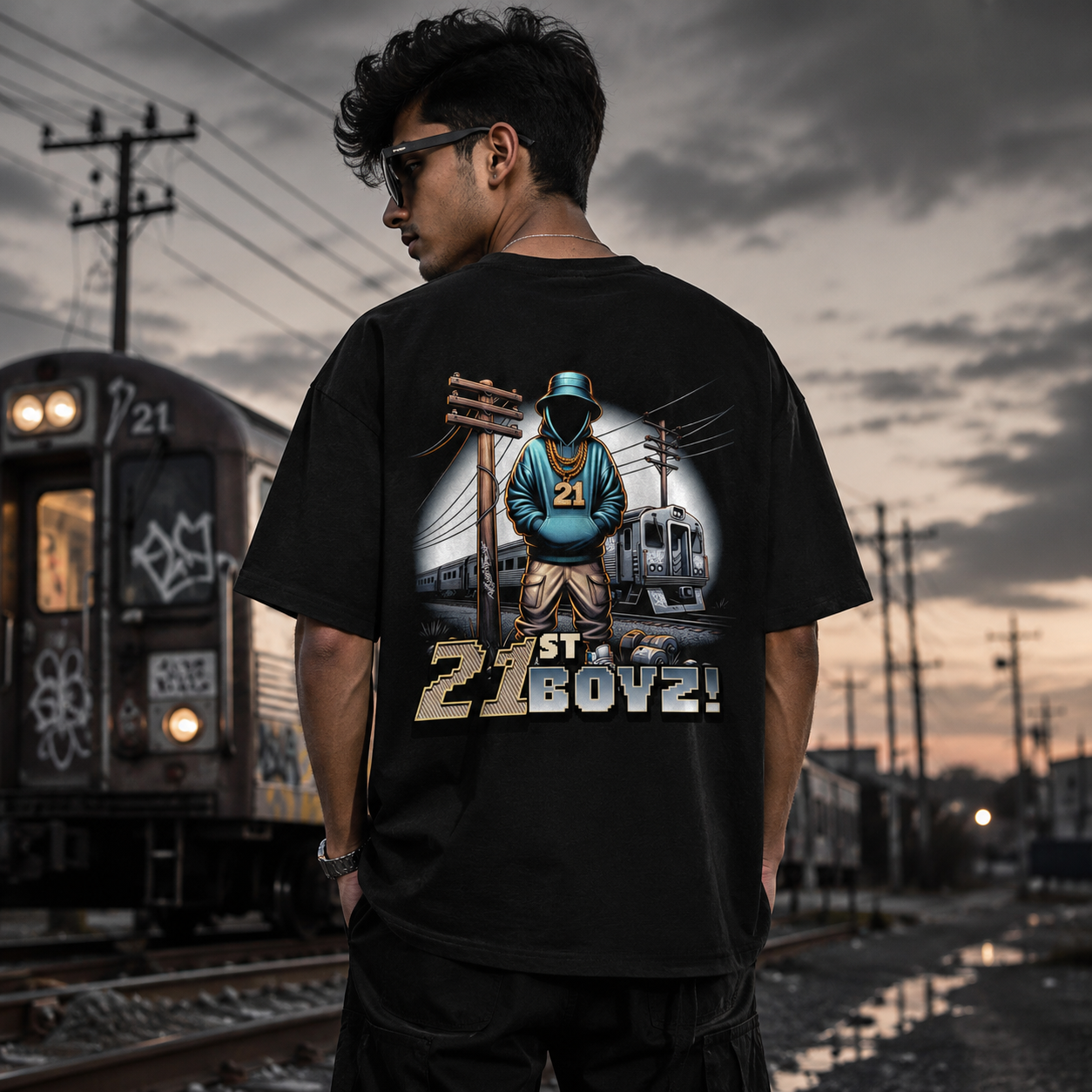 Paradox Black Oversized T-Shirt