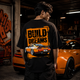 Build Dreams Black Oversized T-Shirt