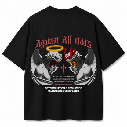 Divine Chaos Black Oversized T-Shirt