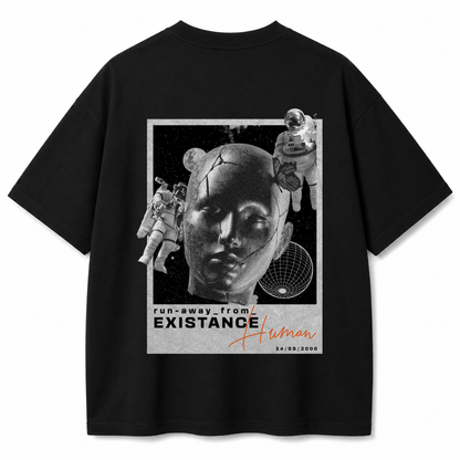 Void Walker Black Oversized T-Shirt