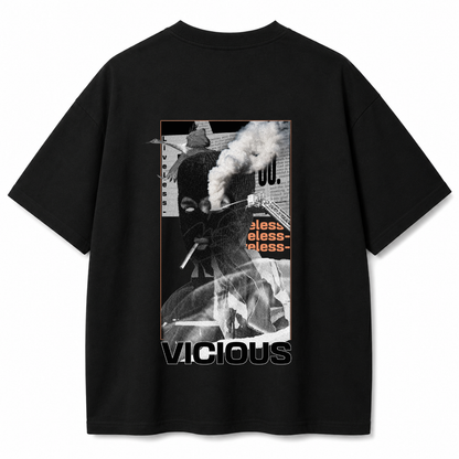 Vicious Soul Black Oversized T-Shirt