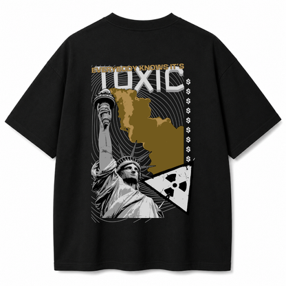 Toxic Empire Black Oversized T-Shirt