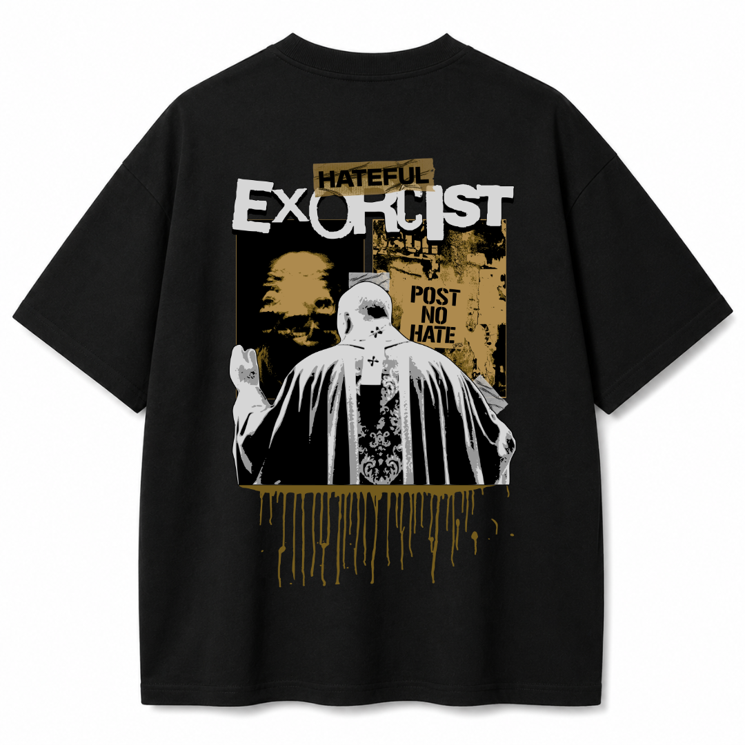 Dark Ritual Black Oversized T-Shirt