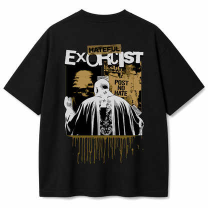 Dark Ritual Black Oversized T-Shirt
