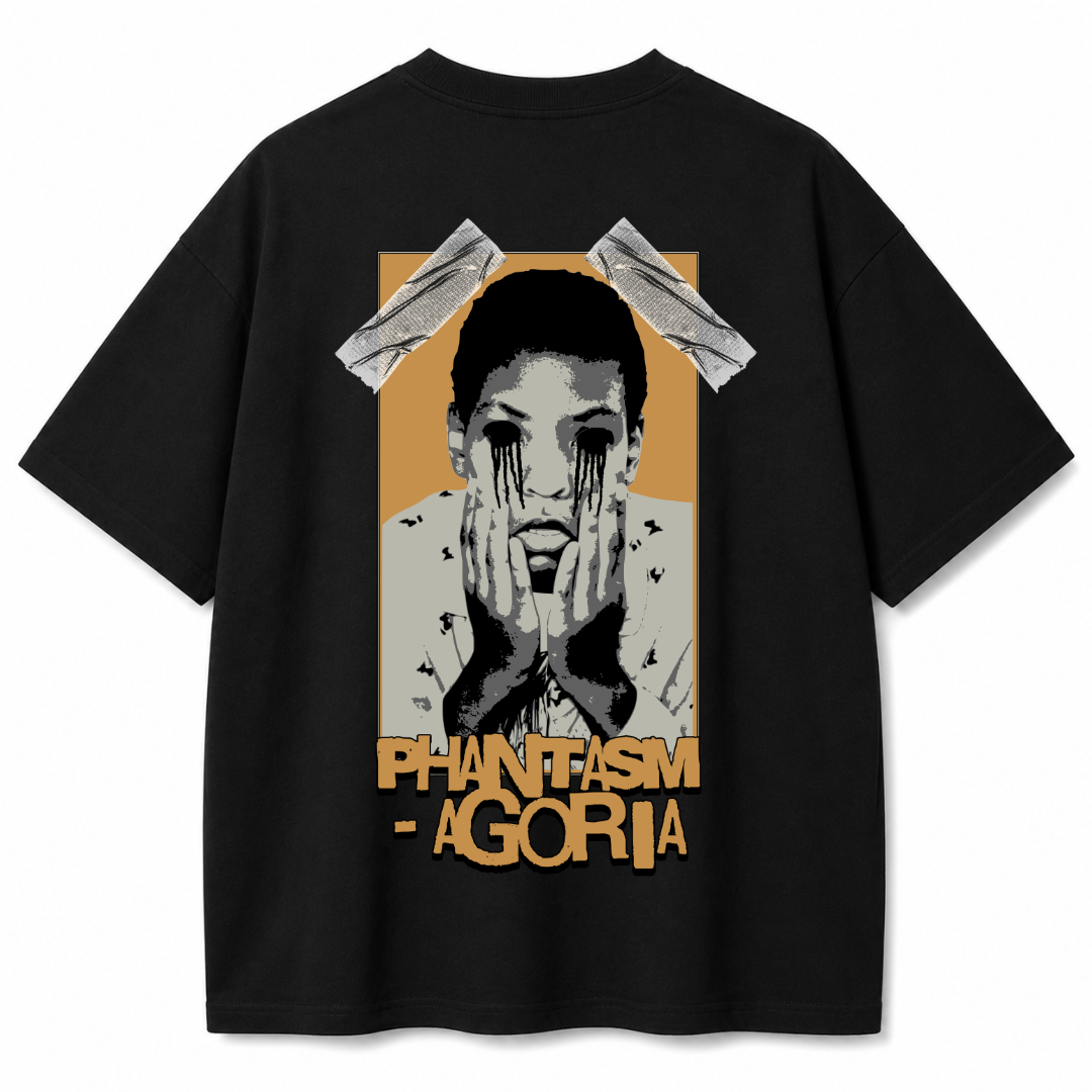 Phantasm Agoria Black Oversized T-Shirt