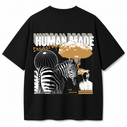 Human Made Disaster Black Oversized T-Shirt