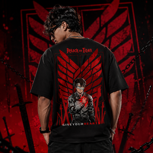 Fight the Odds Black Oversized T-Shirt