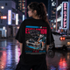 Evolution Oversized Black T-Shirt