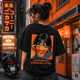 Consciously Chronic Cute Oversized Black T-Shirt