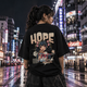 Hope Oversized Black T-Shirt