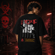 Toxic Habit Black Oversized T-Shirt