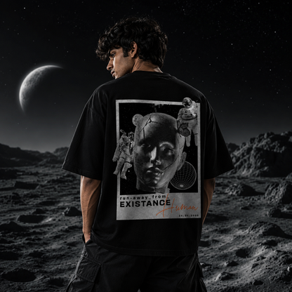 Void Walker Black Oversized T-Shirt