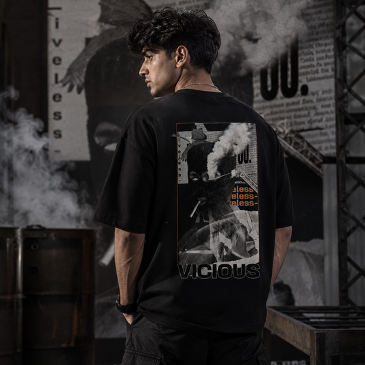 Vicious Soul Black Oversized T-Shirt