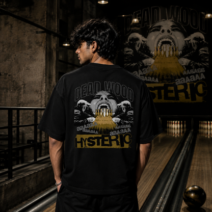 Dead Noise Black Oversized T-Shirt