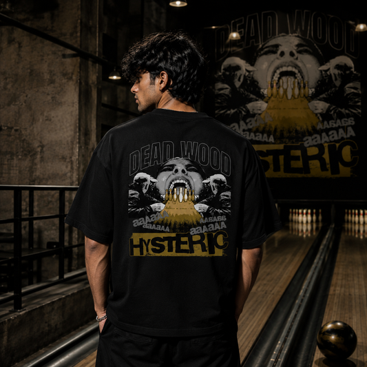 Dead Noise Black Oversized T-Shirt