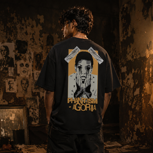 Phantasm Agoria Black Oversized T-Shirt