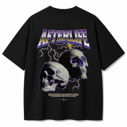 Afterlife Oversized Black T-Shirt