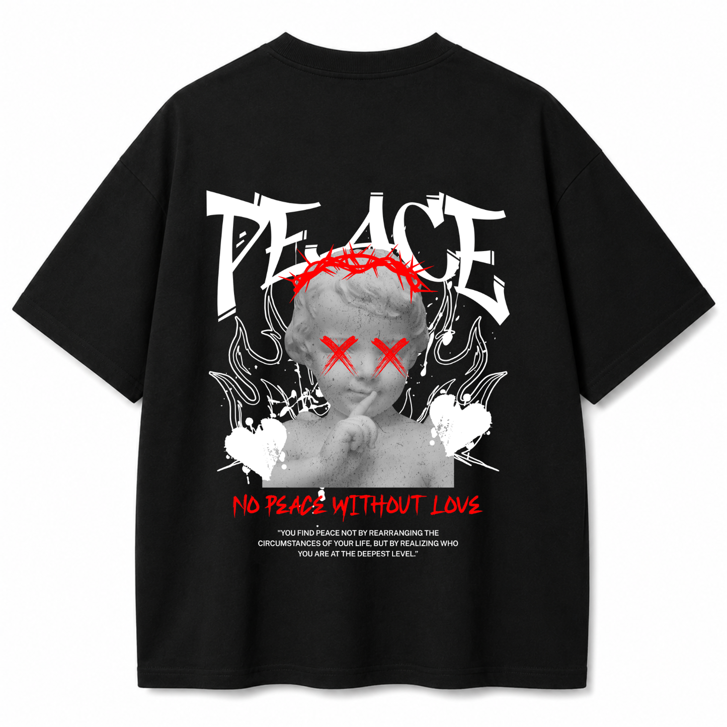 Holy Rage Black Oversized T-Shirt