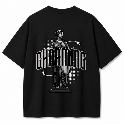 Burnout Black Oversized T-Shirt