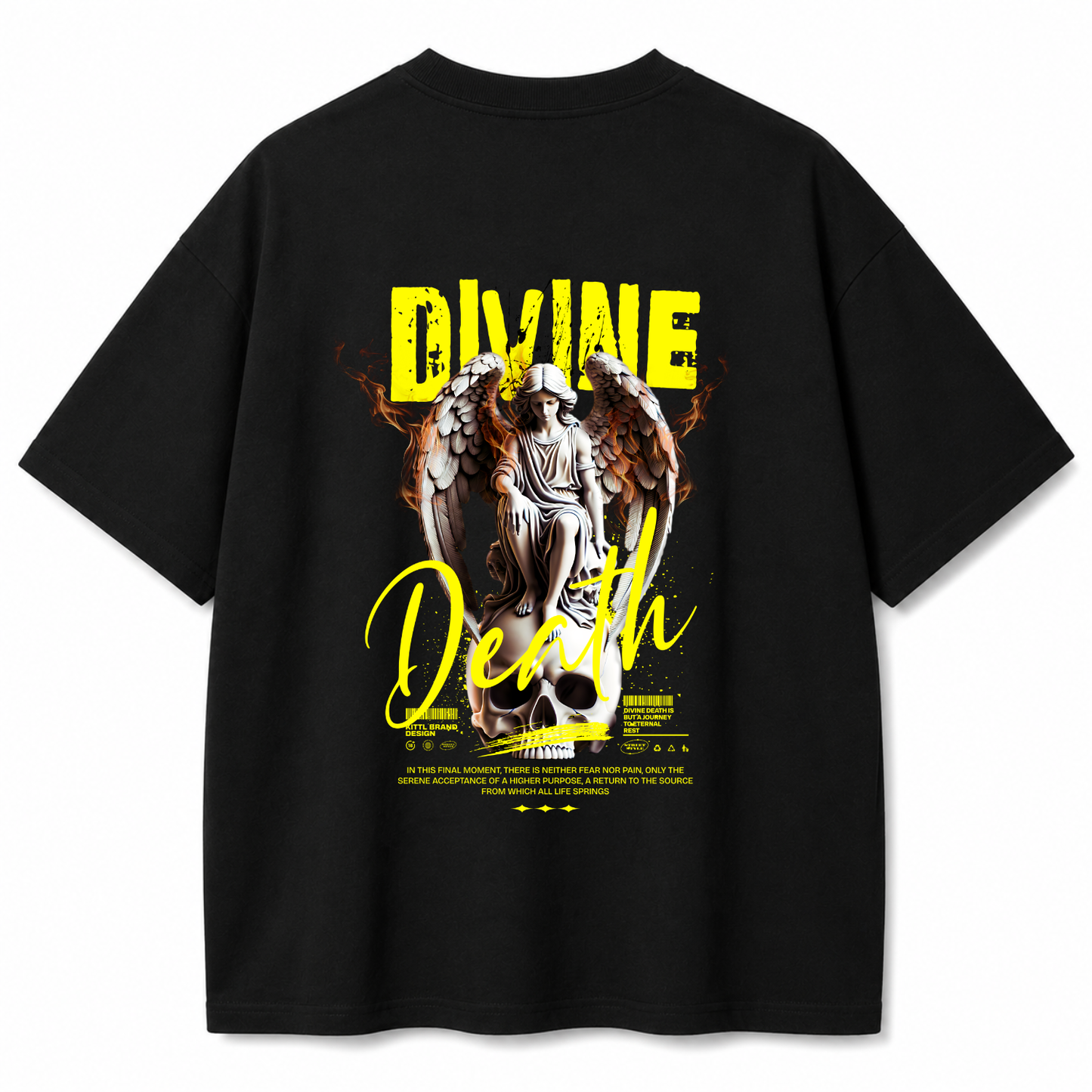 Cash Dream Black Oversized T-Shirt