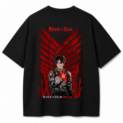 Fight the Odds Black Oversized T-Shirt