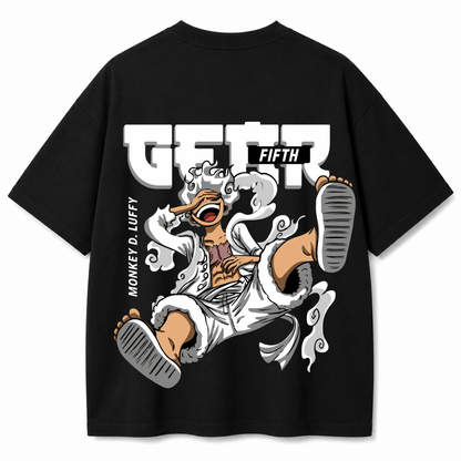Pure Chaos Black Oversized T-Shirt