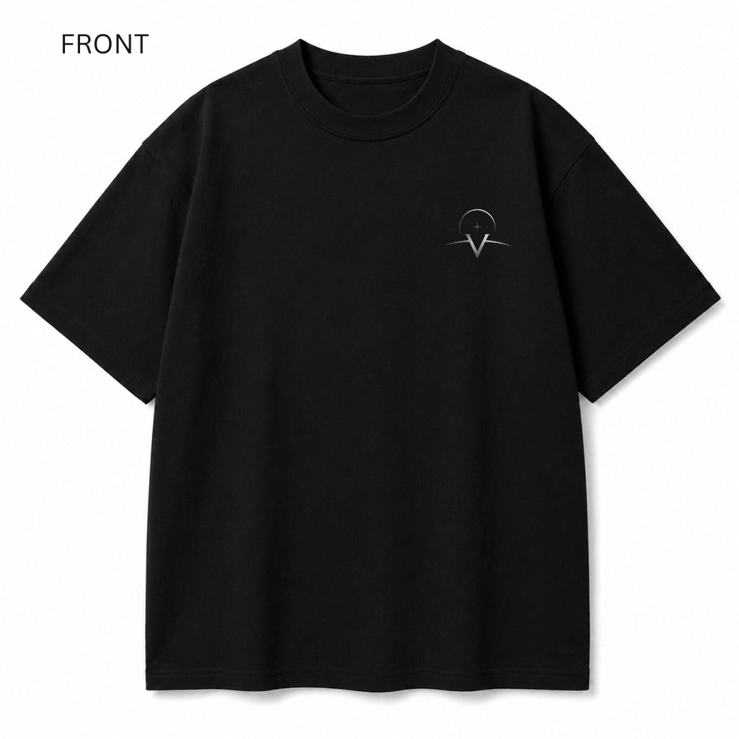 Celestial Racers Black Oversized T-Shirt – VyomRAS